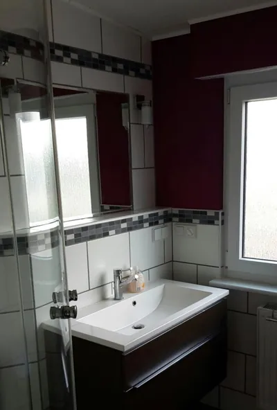 Wohnung 1, Waschbecken im Badezimmer